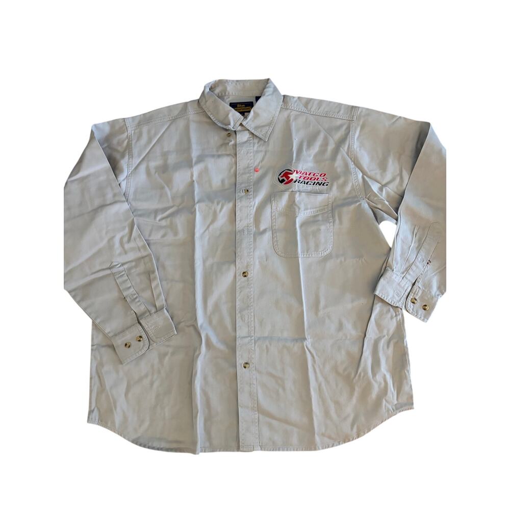 NOS Matco Tools Racing long sleeve denim shirt- NWOT-Size XL